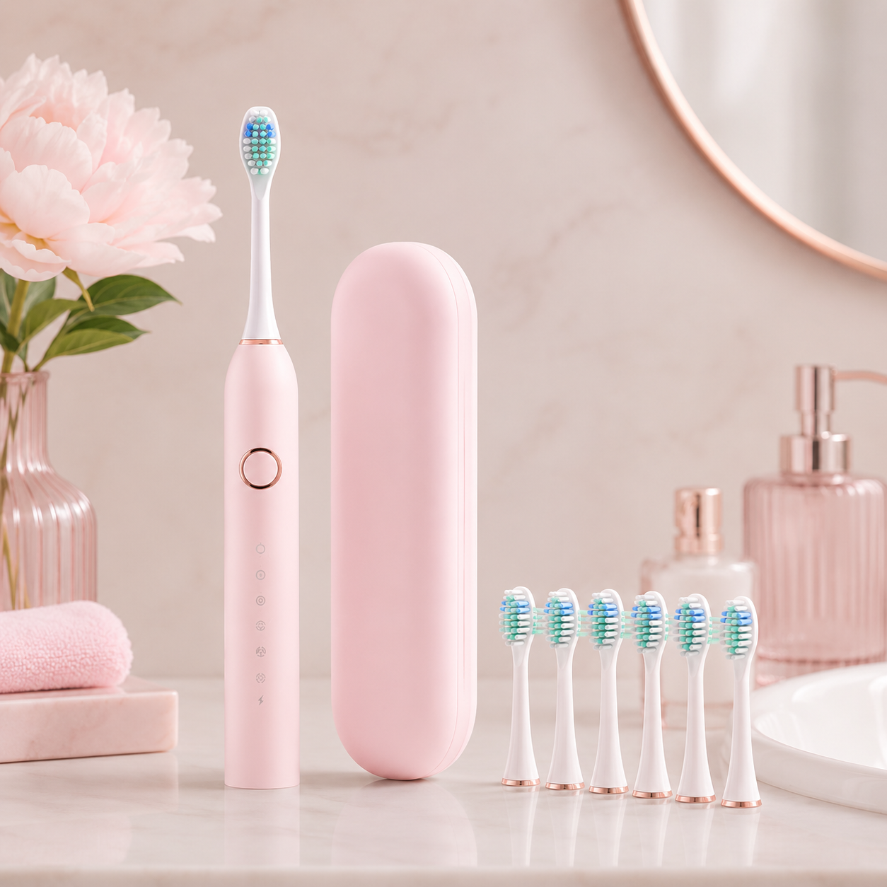 Electric Toothbrush Rechargeable Waterproof Design
