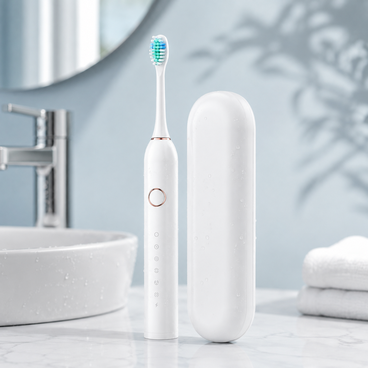 Electric Toothbrush Rechargeable Waterproof Design