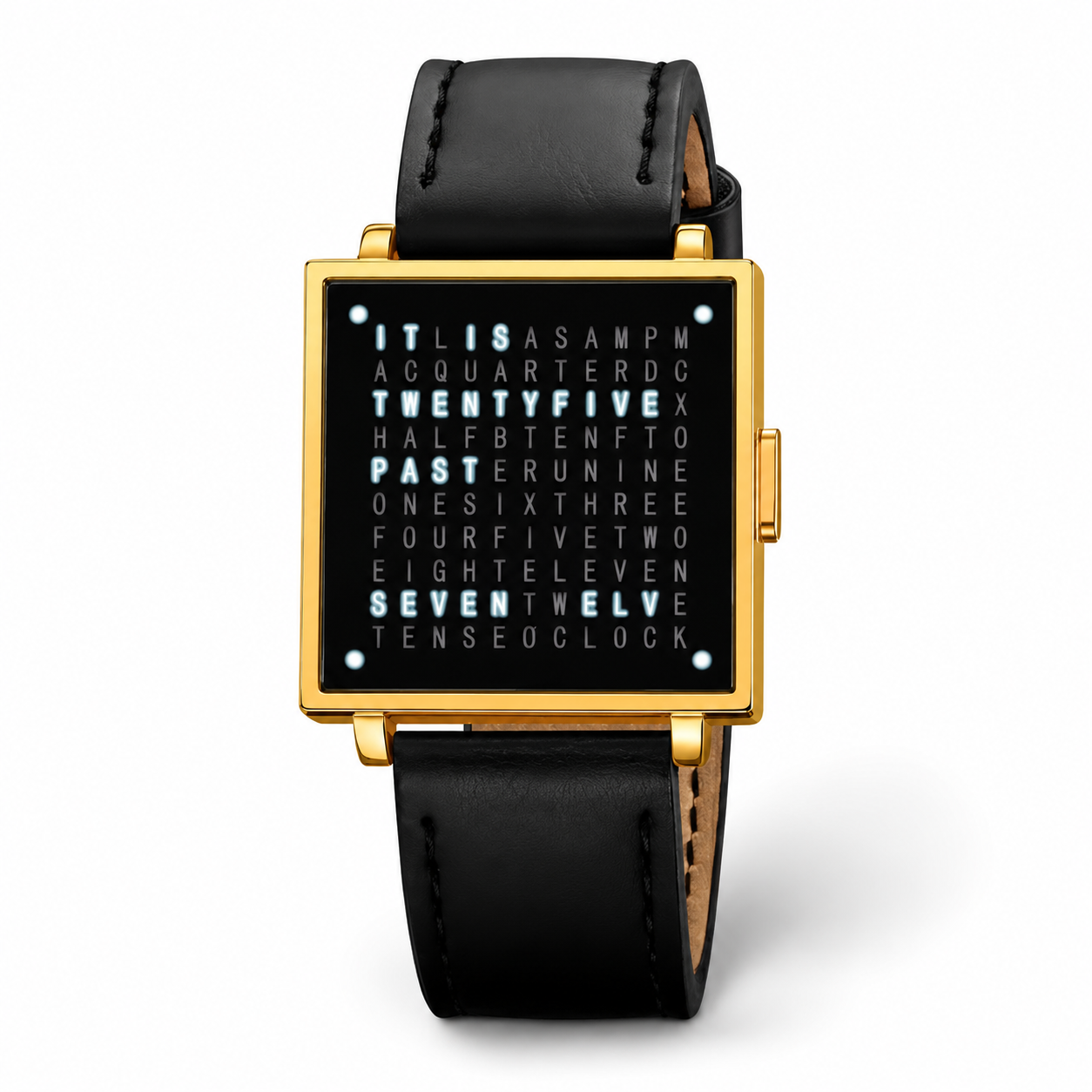 Textual Watch Unique Watch Modern Watch Digital Display