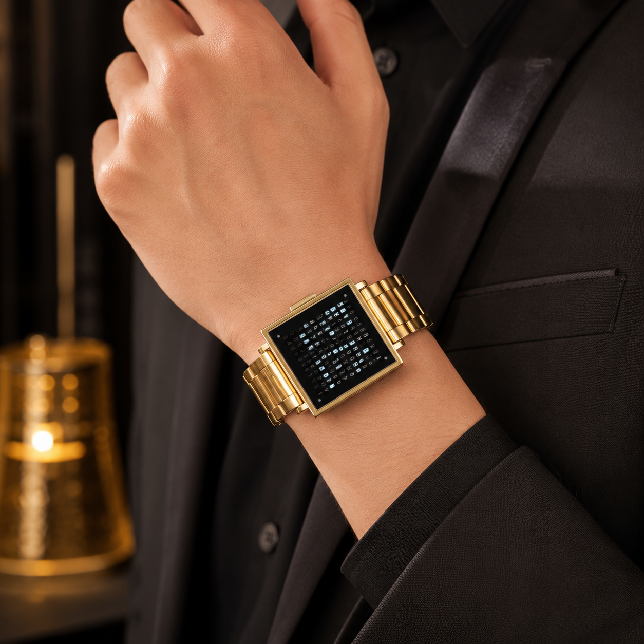 Textual Watch Unique Watch Modern Watch Digital Display