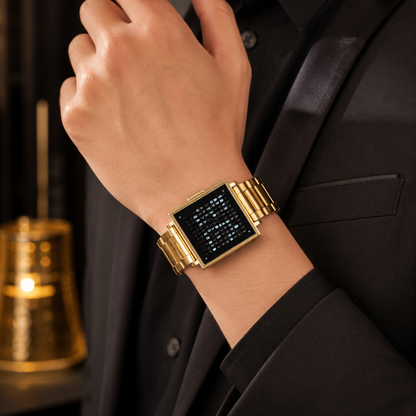 Textual Watch Unique Watch Modern Watch Digital Display