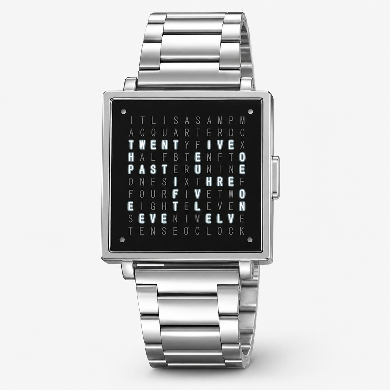 Textual Watch Unique Watch Modern Watch Digital Display