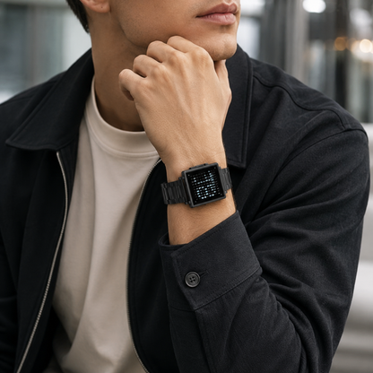 Textual Watch Unique Watch Modern Watch Digital Display