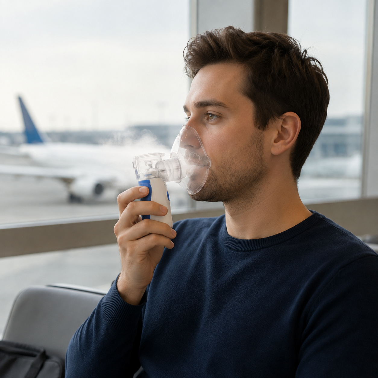 Ultrasonic Nebuliser Portable Compact Design