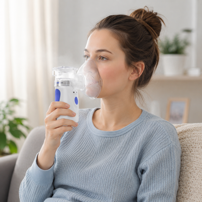 Ultrasonic Nebuliser Portable Compact Design
