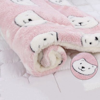 Dog Blanket Soft Plush Cozy Pet Throw Soft Blanket