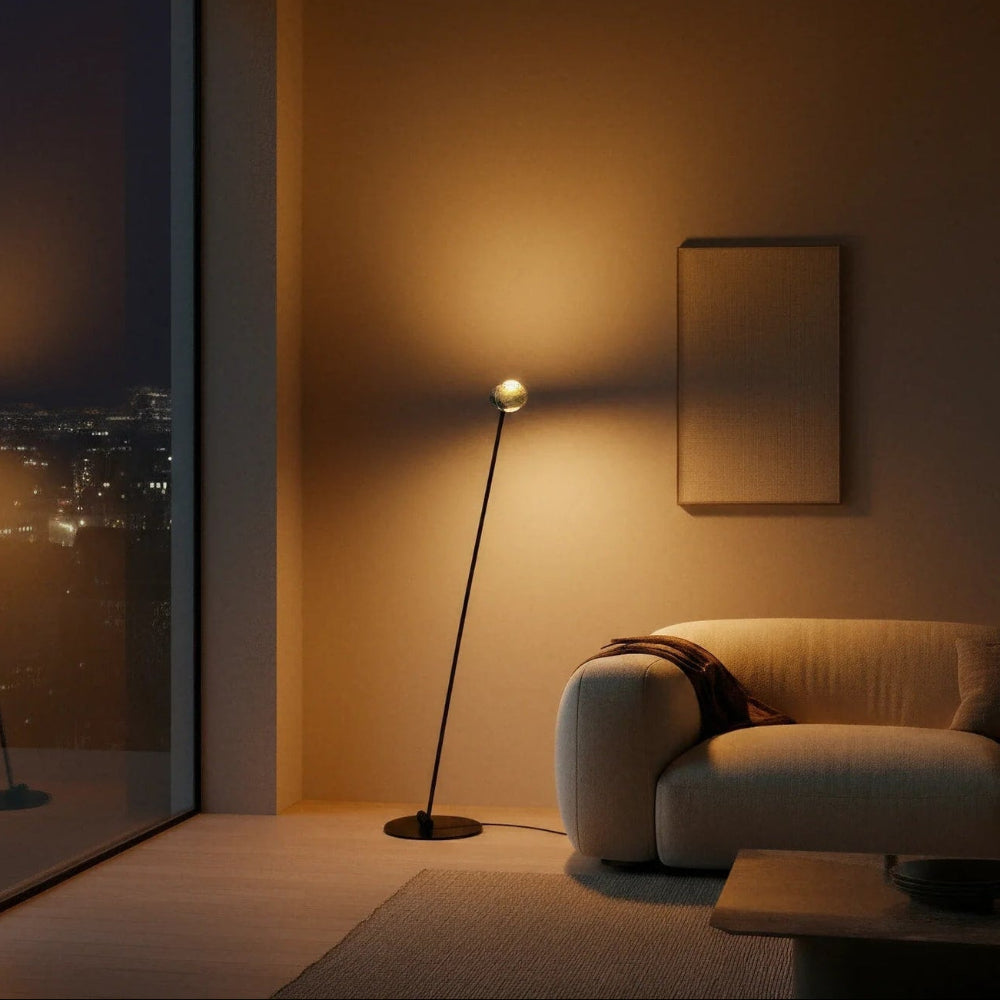 Dual Head Floor Lamp Modern Contemporary Adjustable Arch