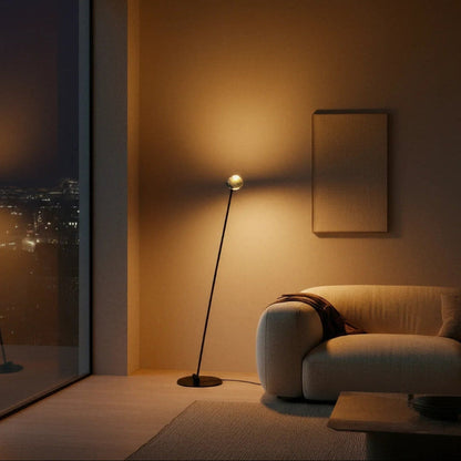 Dual Head Floor Lamp Modern Contemporary Adjustable Arch