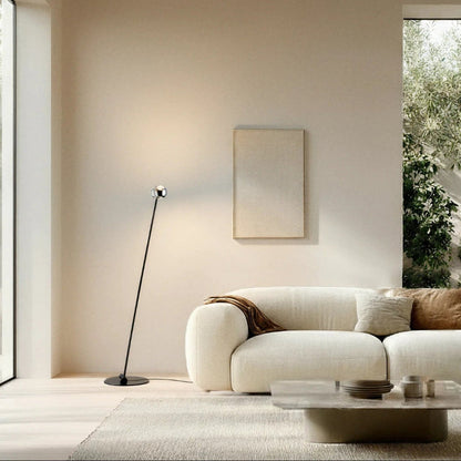 Dual Head Floor Lamp Modern Contemporary Adjustable Arch