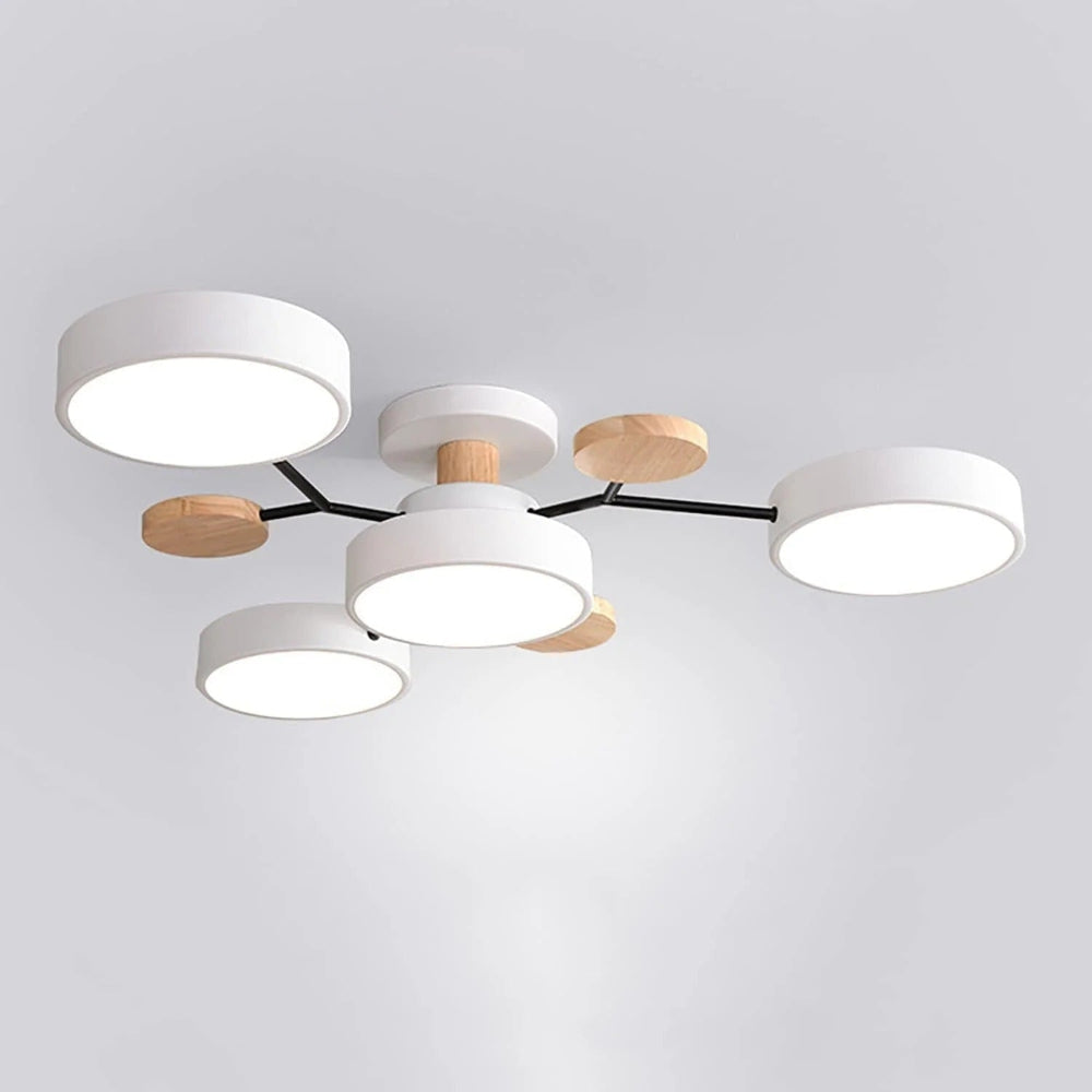 Energy Efficient Semi Flush Ceiling Light LED Chandelier
