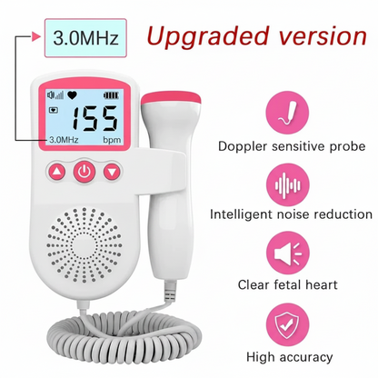 Fetal Heartbeat Monitor Portable Digital Display Device