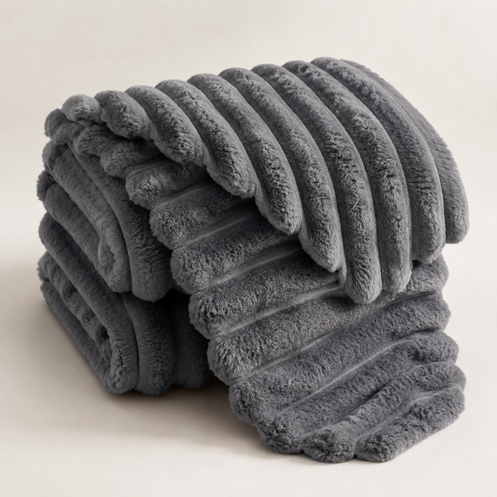 Fleece Throw Blanket Soft Cozy Plush Faux Fur