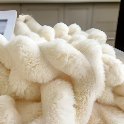 Fleece Throw Blanket Soft Cozy Plush Large Drape
