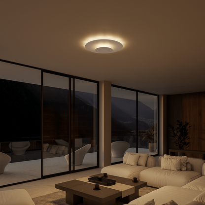 Flush Mount Ceiling Light LED Modern Round Slim Panel