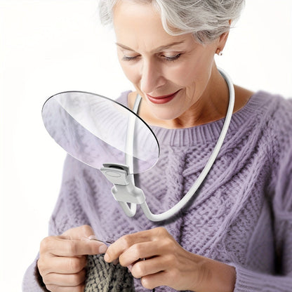 Hands Free Magnifying Glass Adjustable Neck Reading Crafts