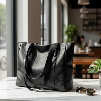Leather Shoulder Bag Fashion Versatile Everyday Tote
