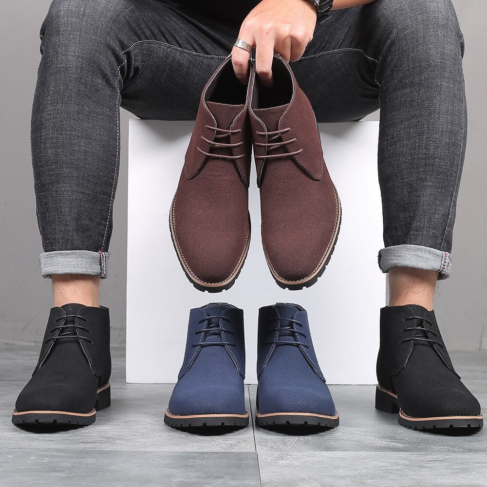 Men's Ankle Boots Slip-On | Casual Footwear