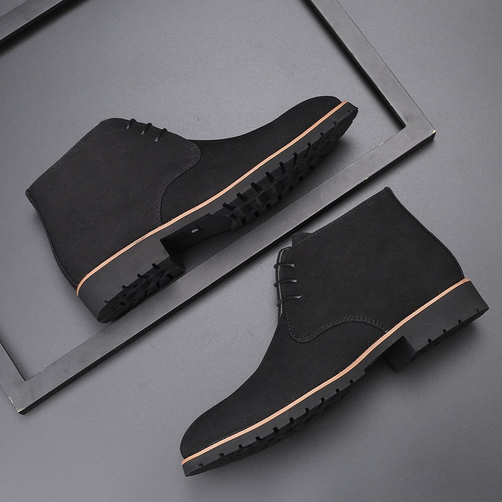 Men's Ankle Boots Slip-On | Casual Footwear
