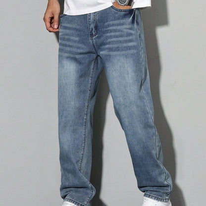 Men's Loose Fit Jeans Straight Leg | Casual Wear