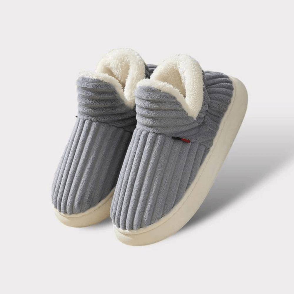 Men's Outdoor Plush Slippers Slip-On | Casual Footwear