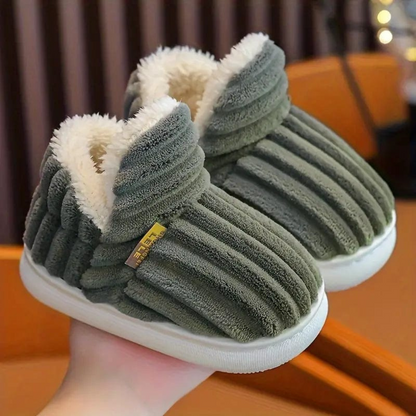 Men's Outdoor Plush Slippers Slip-On | Casual Footwear