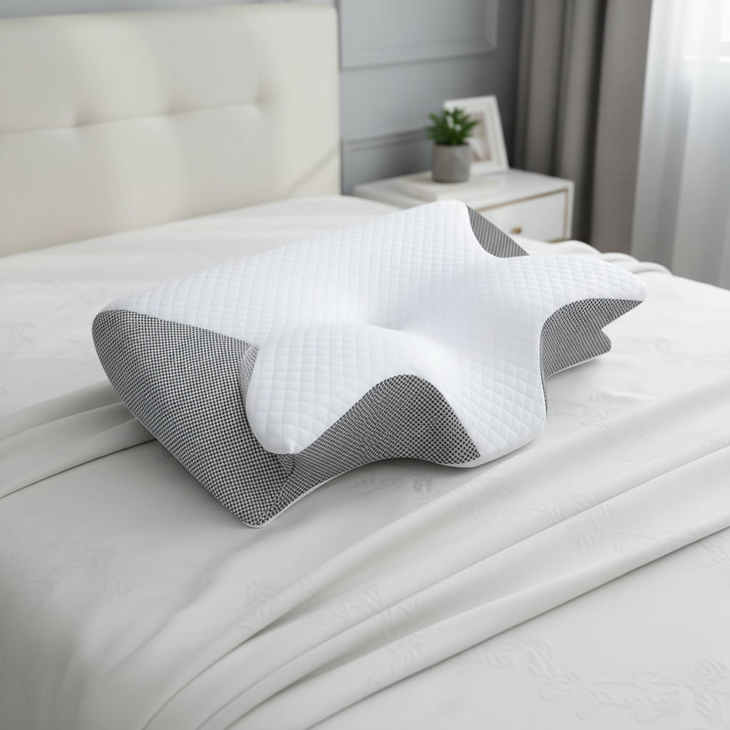 Pillow Side Sleepers Memory Foam Ergonomic Design