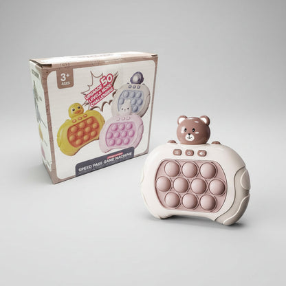 Portable Game Console Pop It Reflex Game Fun Push Bubble Toy