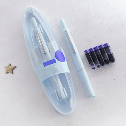 Smooth Writing Retractable Ergonomic Fountain Pen Office Use