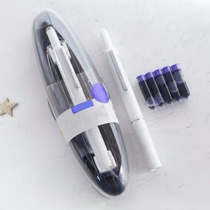 Smooth Writing Retractable Ergonomic Fountain Pen Office Use