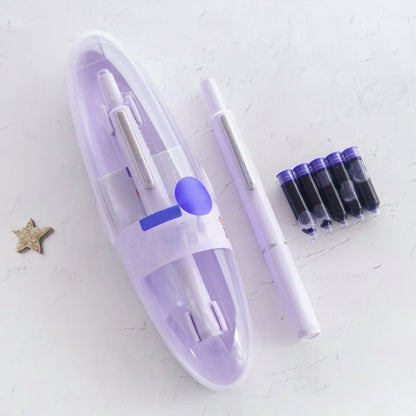 Smooth Writing Retractable Ergonomic Fountain Pen Office Use