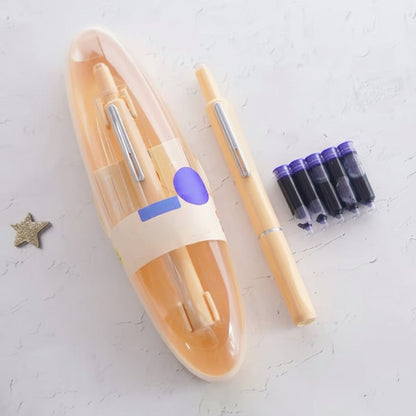 Smooth Writing Retractable Ergonomic Fountain Pen Office Use