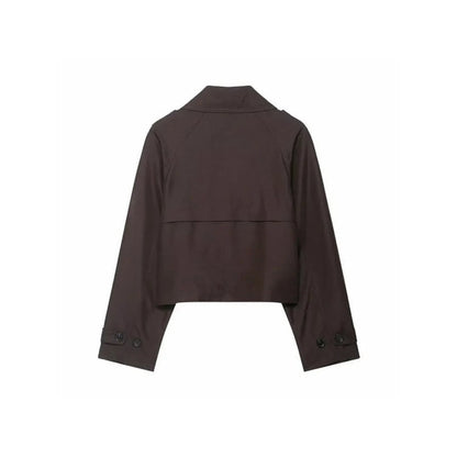 Women's Cropped Trench Coat Short | Outerwear