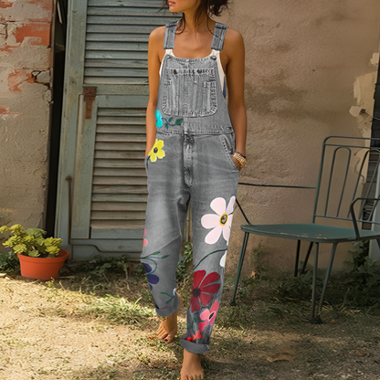 Women's Floral Jumpsuit Casual | Fashionable Wear