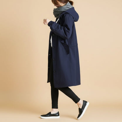 Women's Waterproof Trench Coat Hooded | Functional Outerwear