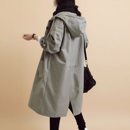 Women's Waterproof Trench Coat Hooded | Functional Outerwear